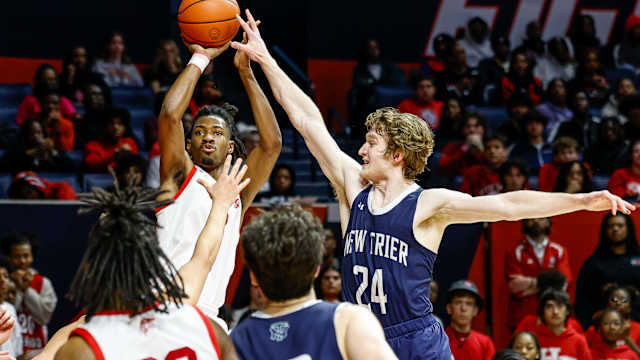 Homewood-Flossmoor New Trier Illinois boys basketball March 8 2024 Nate Latsch 26673